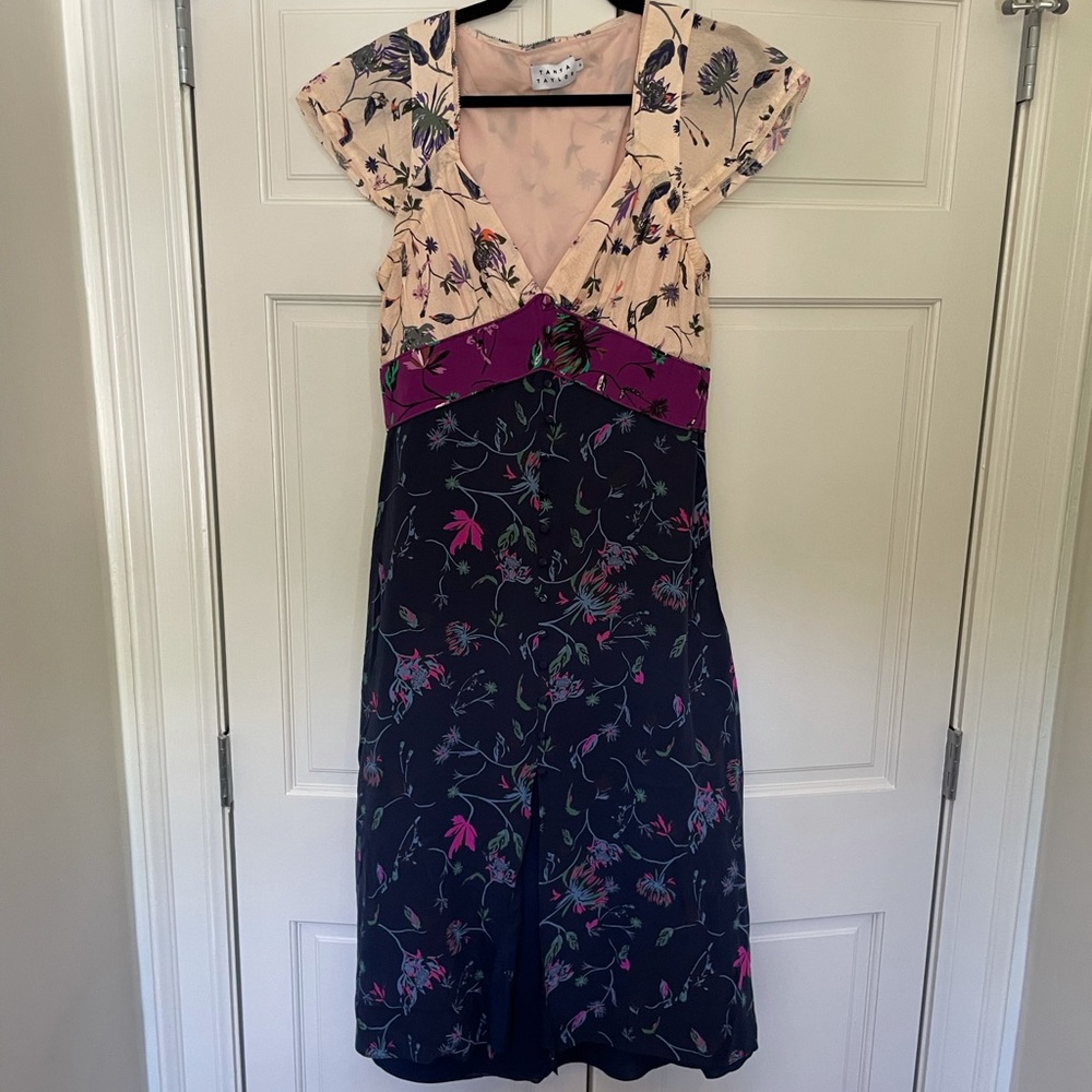 Tanya Taylor Midi Cocktail Dress